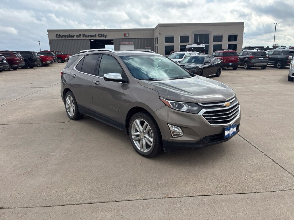 Used 2018 Chevrolet Equinox Premier with VIN 3GNAXVEV6JL120575 for sale in Forest City, IA